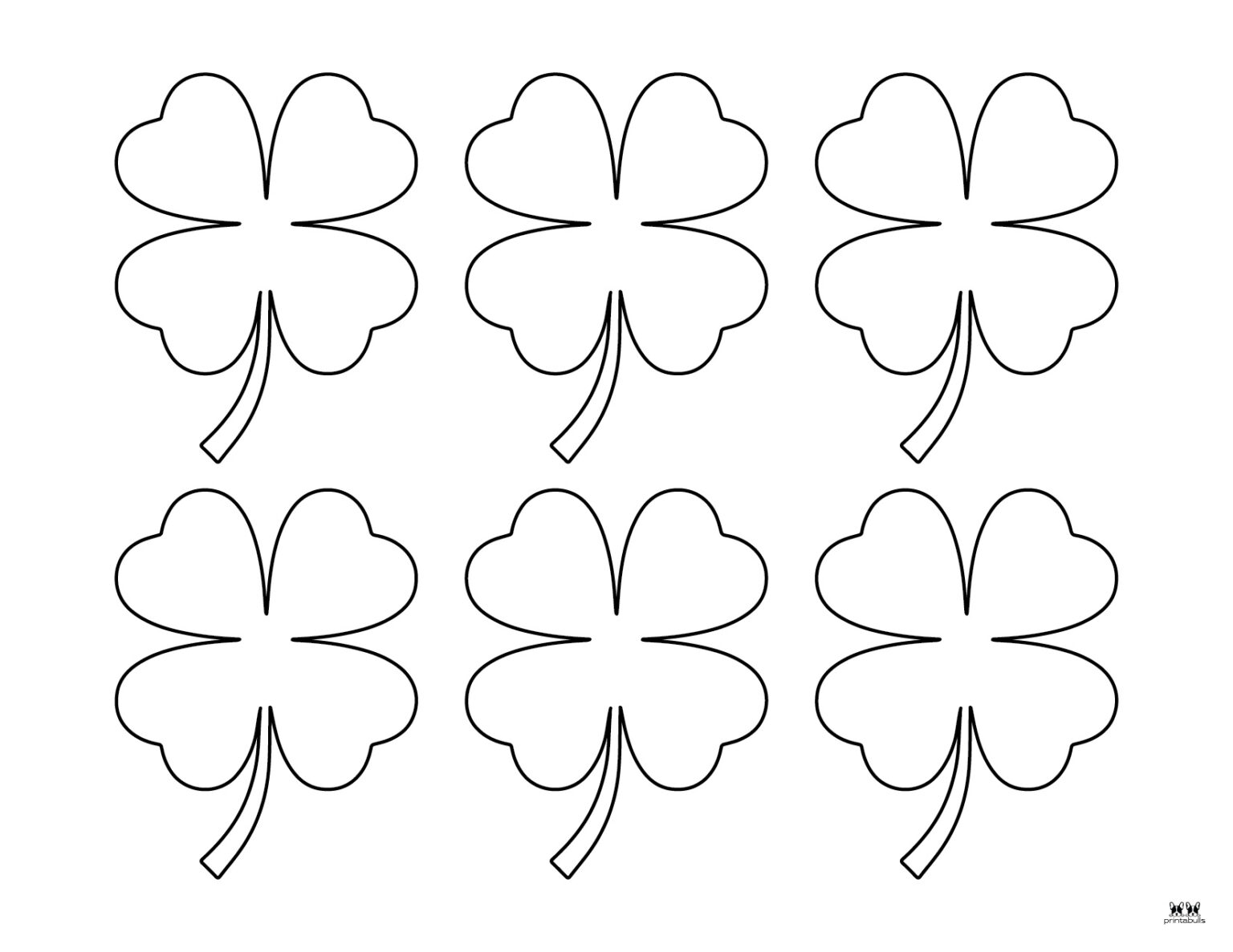 Shamrock Templates & Coloring Pages - 30 FREE Printables | Printabulls