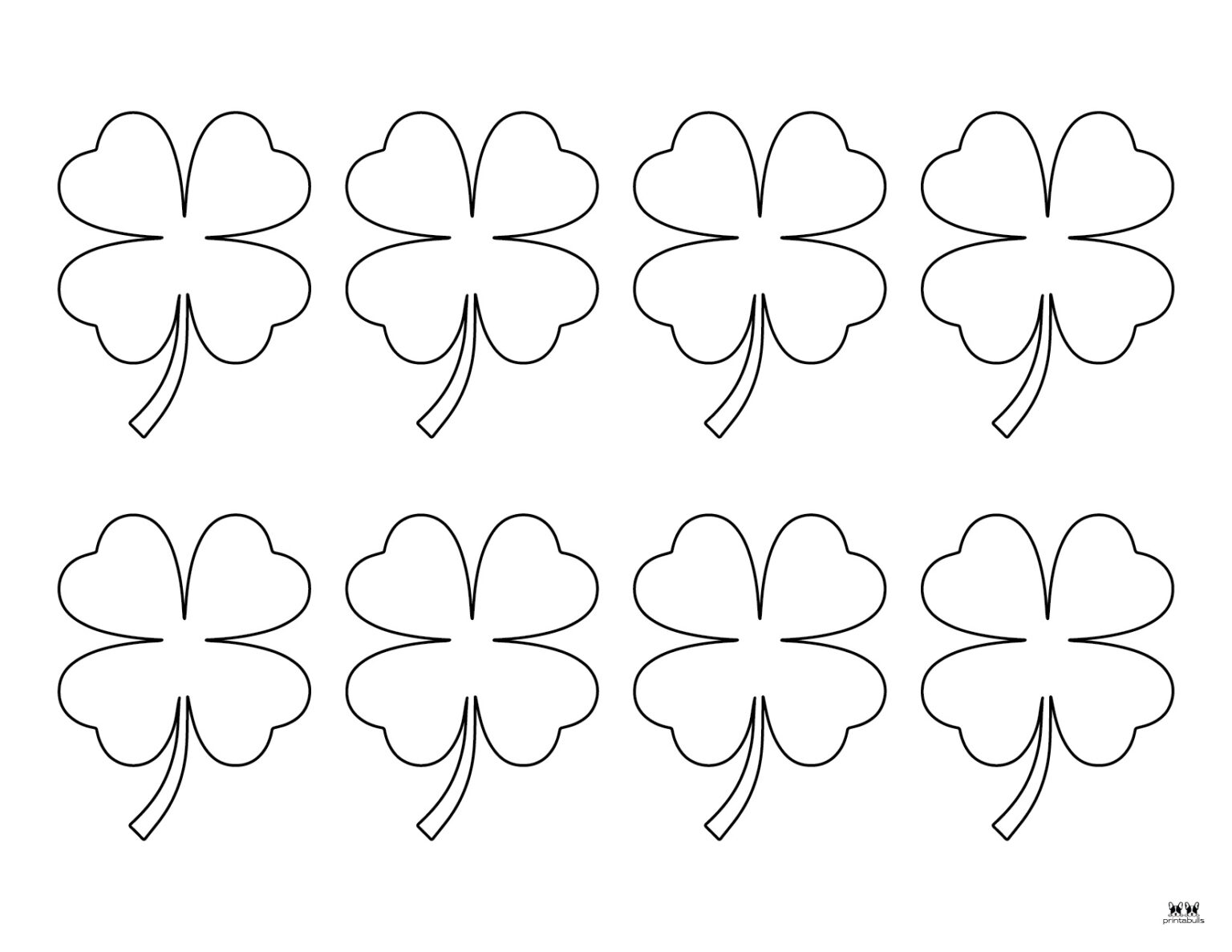 Shamrock Templates & Coloring Pages - 30 FREE Printables | Printabulls