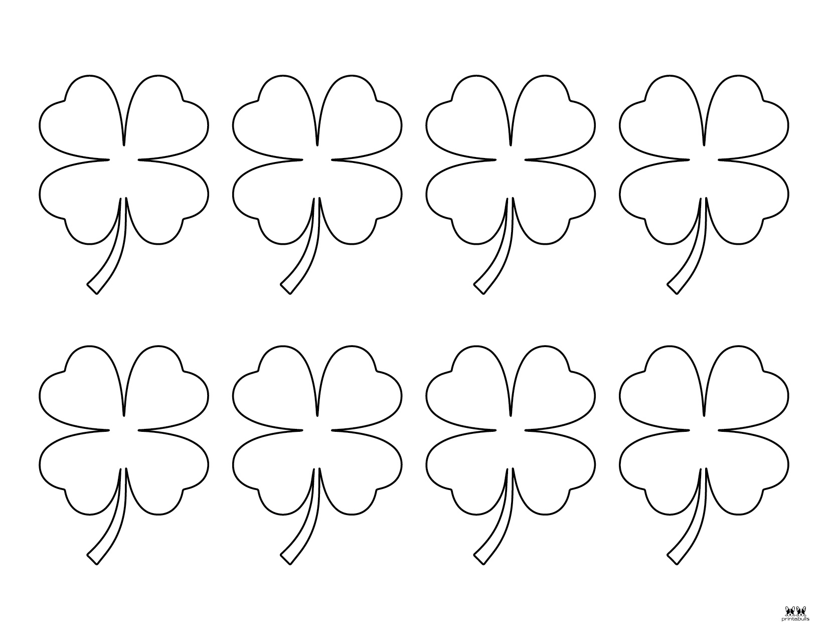 Shamrock Templates & Coloring Pages - 30 FREE Printables | Printabulls