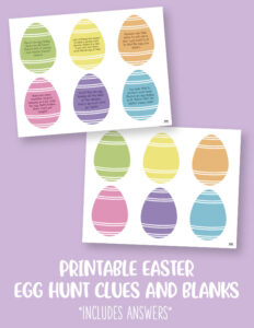 Easter Egg Hunt Clues - 75+ Free Printable Clues | Printabulls