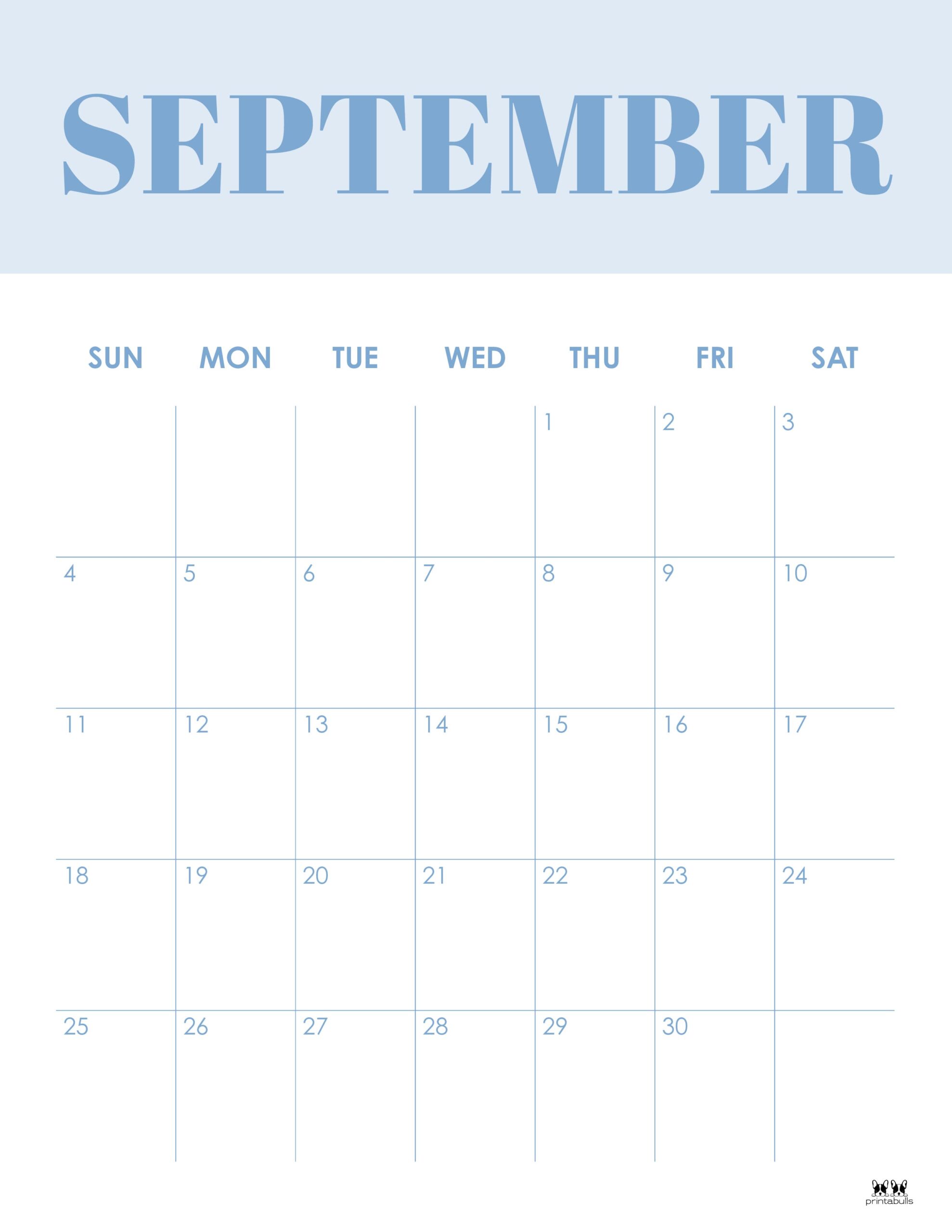 September 2022 Calendars 50 Free Printables Printabulls 3358