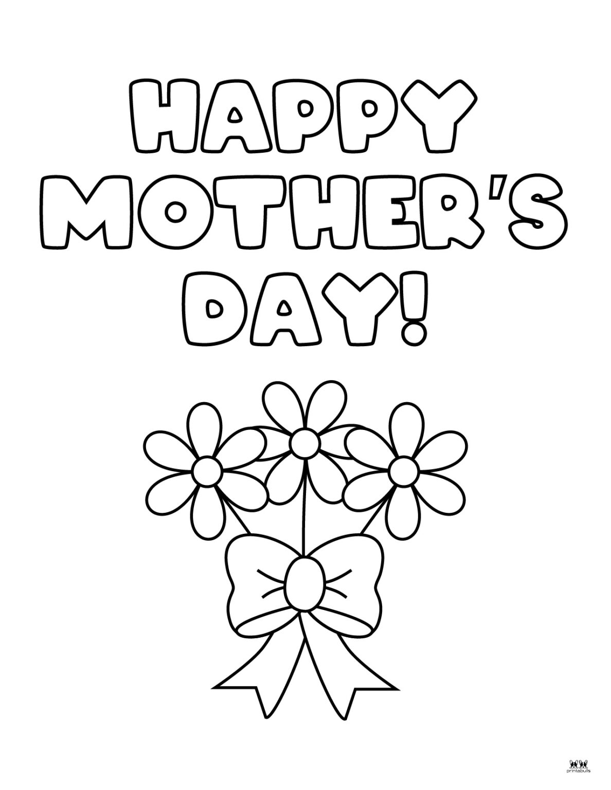 Mother's Day Coloring Pages - 50 FREE Printables | Printabulls