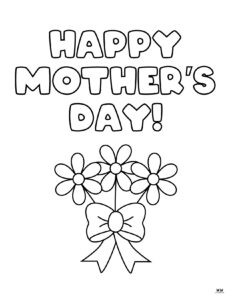 Mother's Day Coloring Pages - 50 Free Printables 