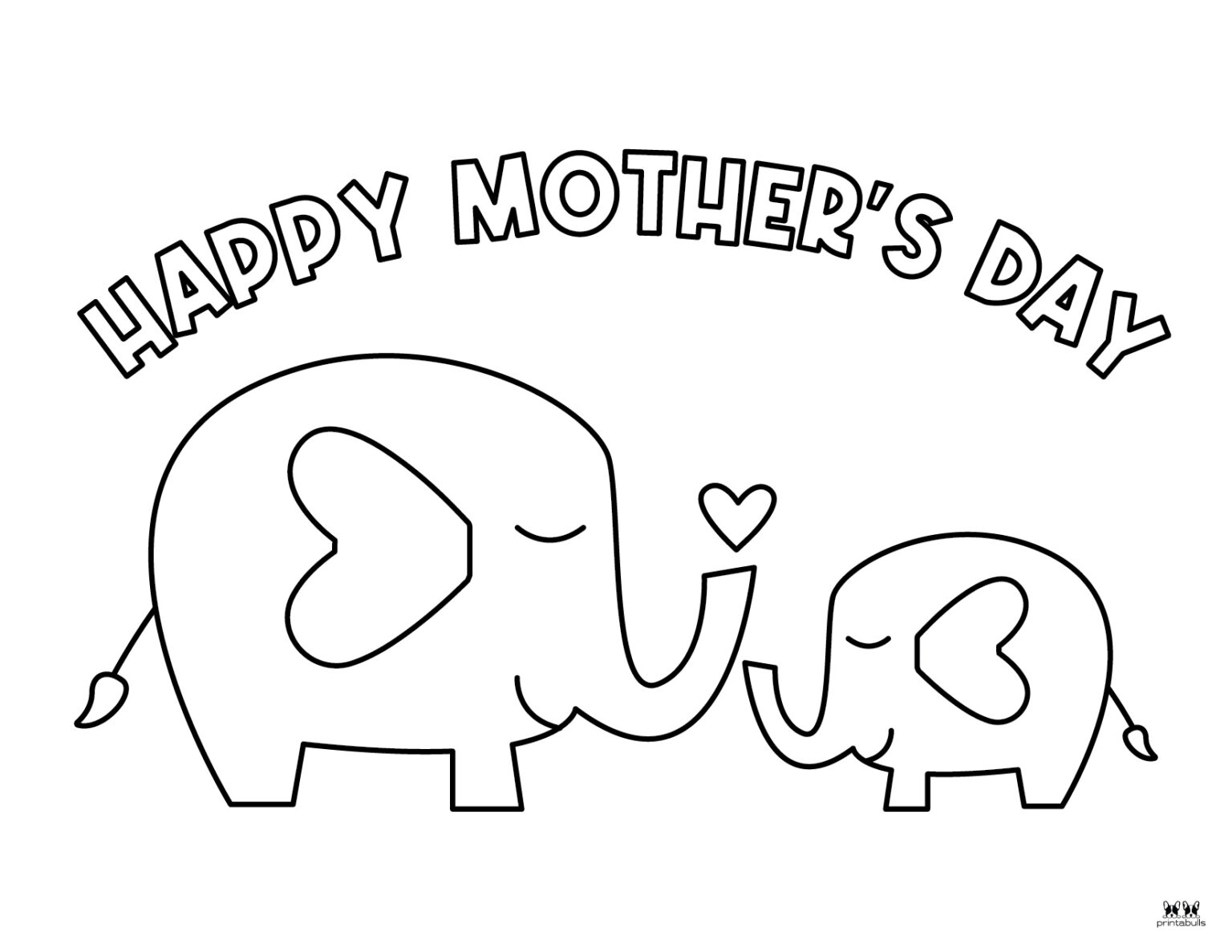 Mother's Day Coloring Pages - 50 FREE Printables | Printabulls