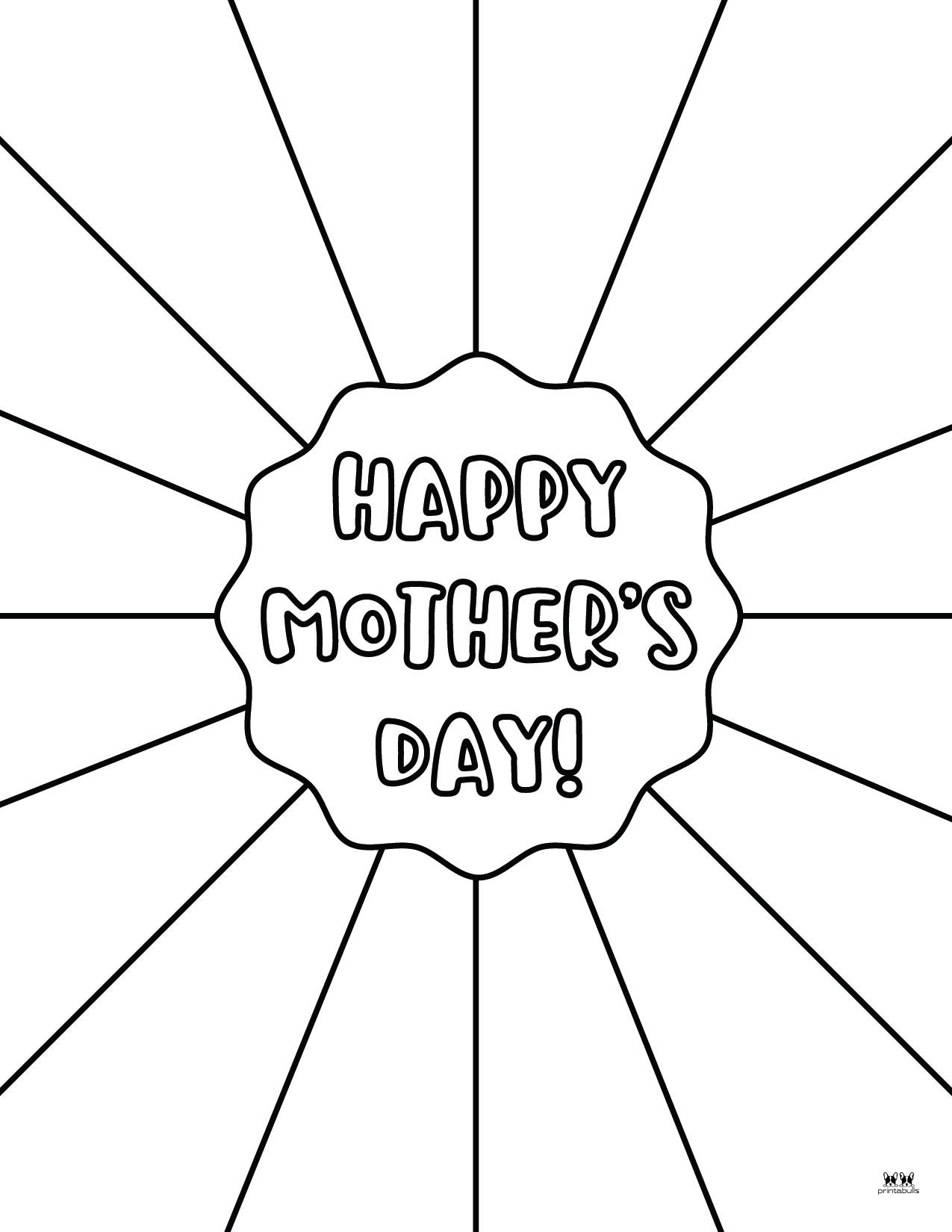 Mother's Day Coloring Pages - 50 FREE Printables | Printabulls