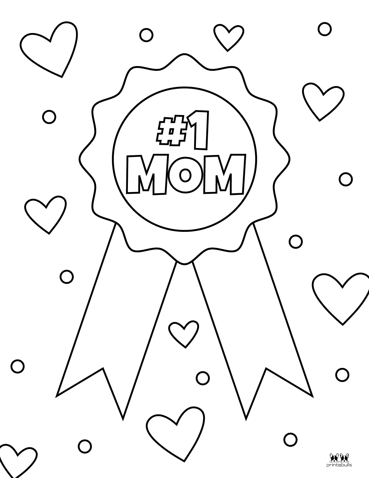 Mother's Day Coloring Pages - 50 FREE Printables | Printabulls