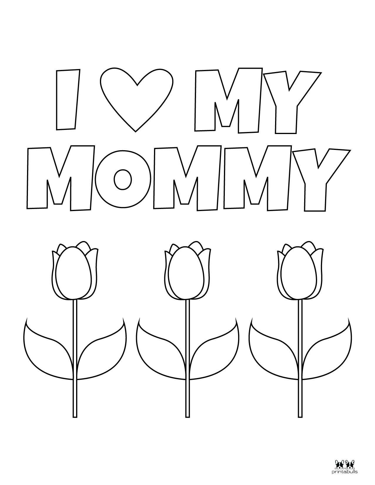 Mother's Day Coloring Pages - 50 FREE Printables | Printabulls