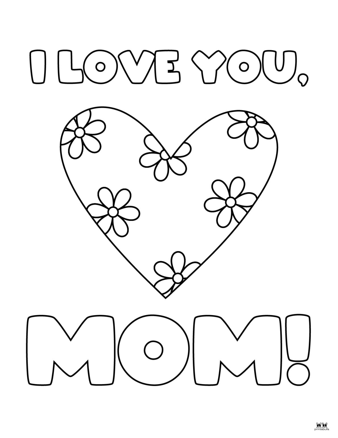 Mother's Day Coloring Pages - 50 FREE Printables | Printabulls