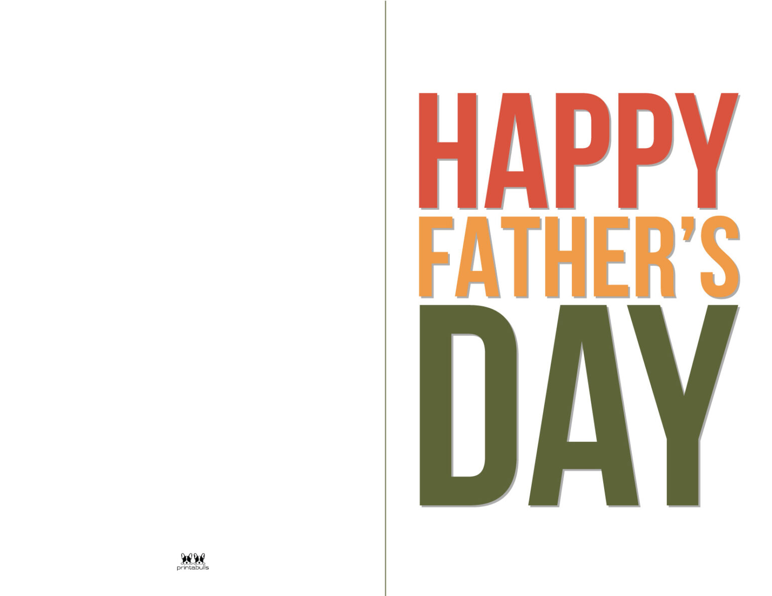 Father S Day Cards Free Printables Printabulls