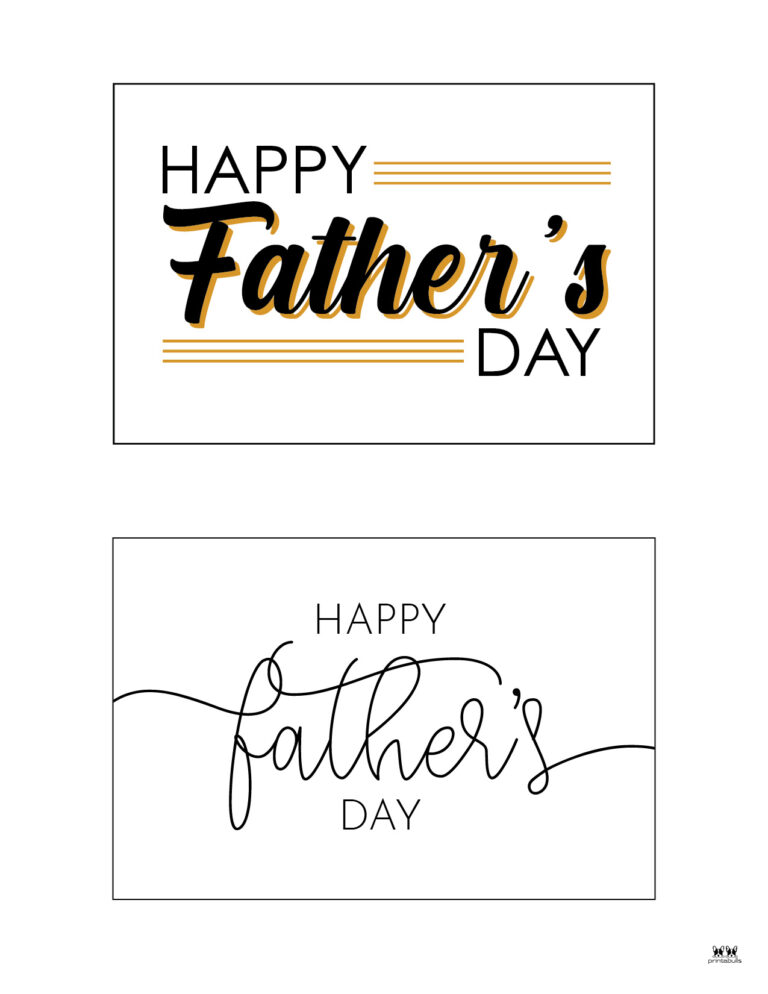 Fathers Day Cards 50 Free Printables Printabulls