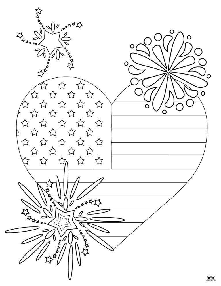 Firework Coloring Pages - 30 FREE Printables | Printabulls