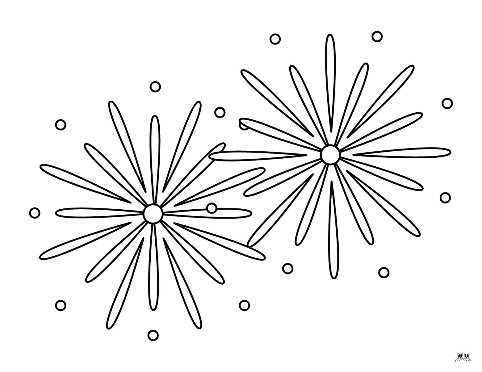 Firework Coloring Pages - 30 FREE Printables | Printabulls