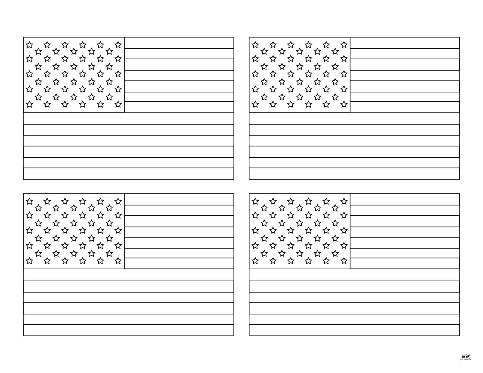 American Flag Coloring Pages & Templates 20 FREE Pages Printabulls