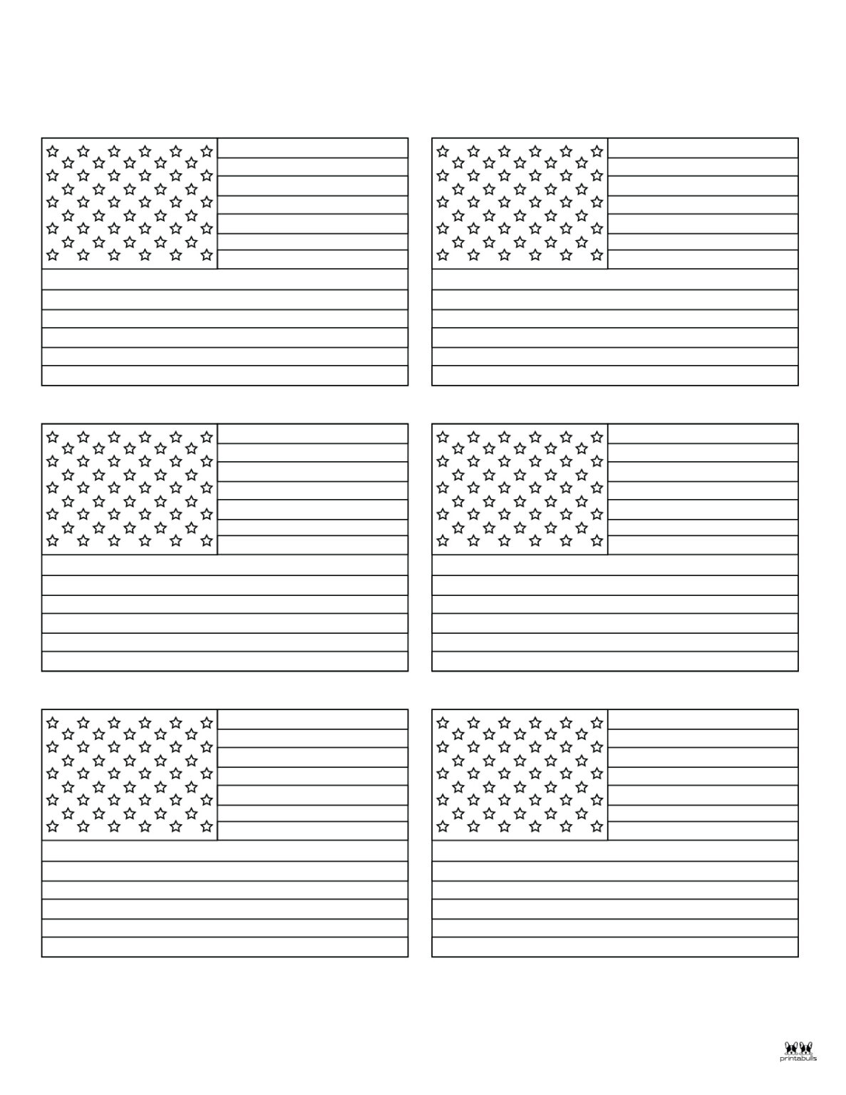 American Flag Coloring Pages & Templates - 20 FREE Pages | Printabulls