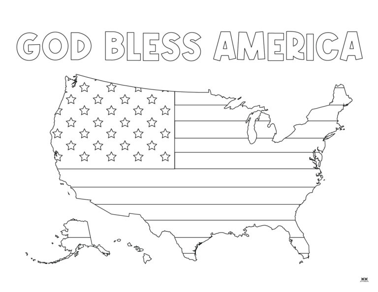 Fourth of July Coloring Pages - 50 FREE Printables | Printabulls