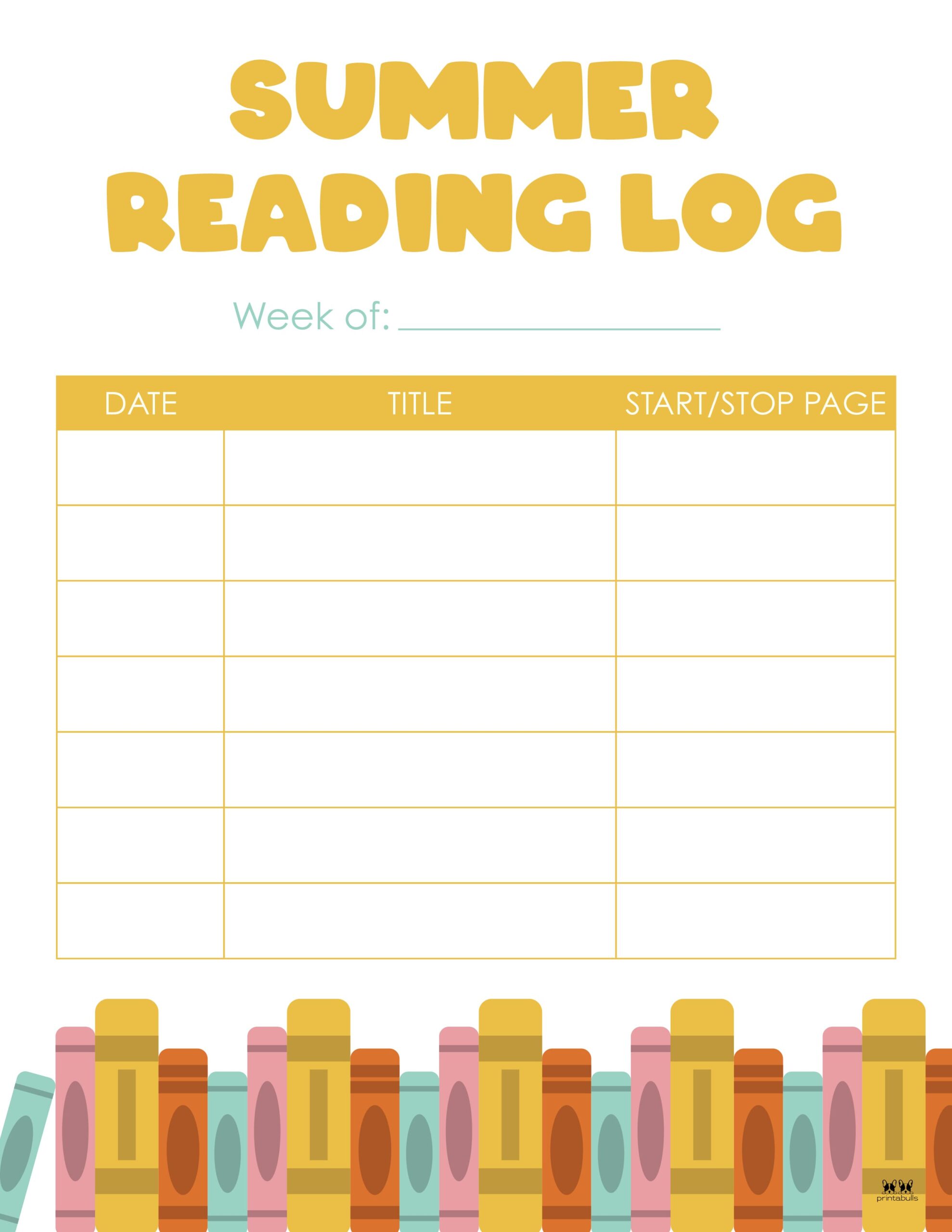 Reading Logs - 21 FREE Printables | Printabulls