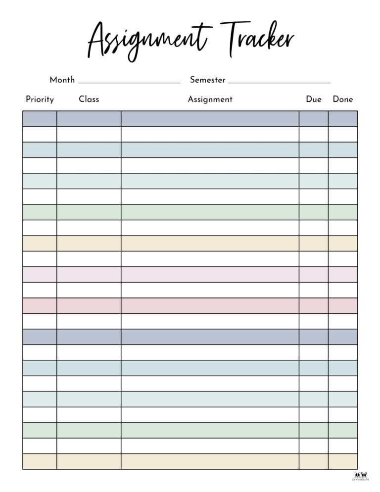 assignment tracker iphone