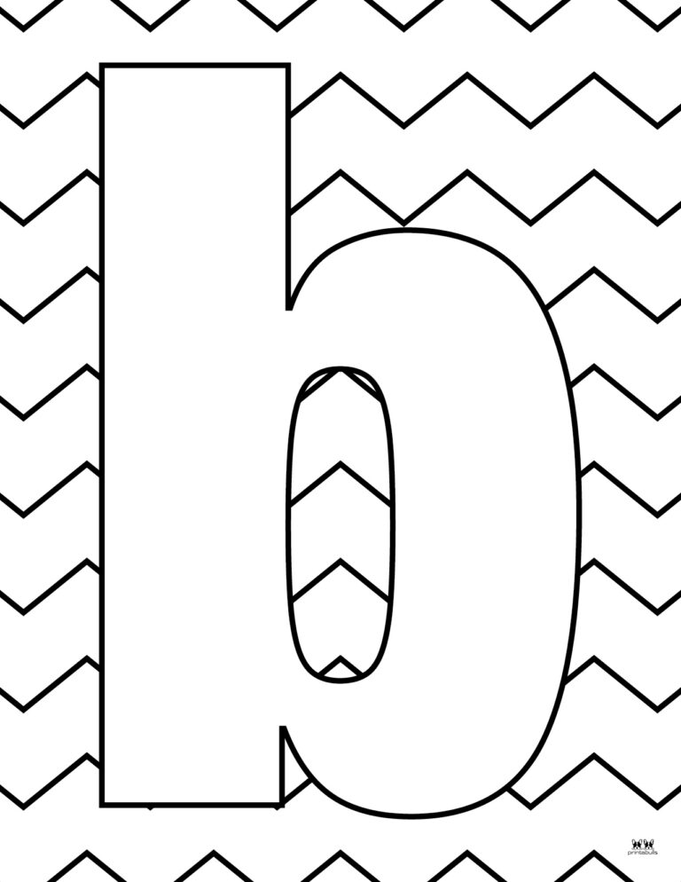 Letter B Coloring Pages - 15 FREE Pages | Printabulls