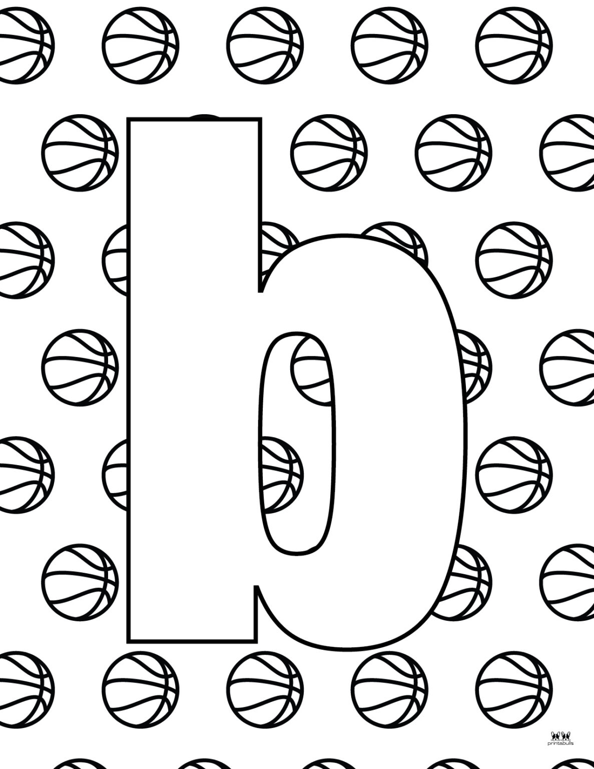 Letter B Coloring Pages - 15 FREE Pages | Printabulls