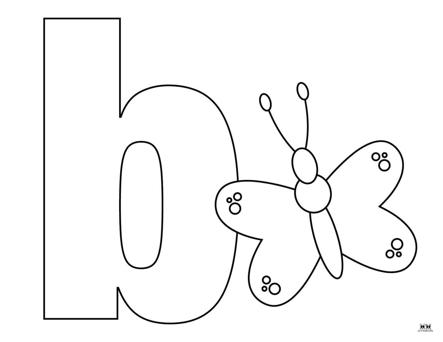 Letter B Coloring Pages - 15 FREE Pages | Printabulls