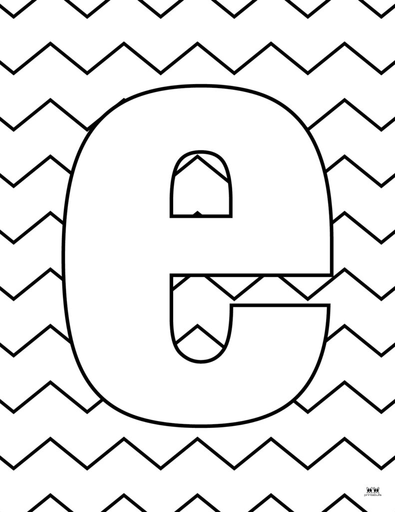 Letter E Coloring Pages 15 FREE Pages Printabulls