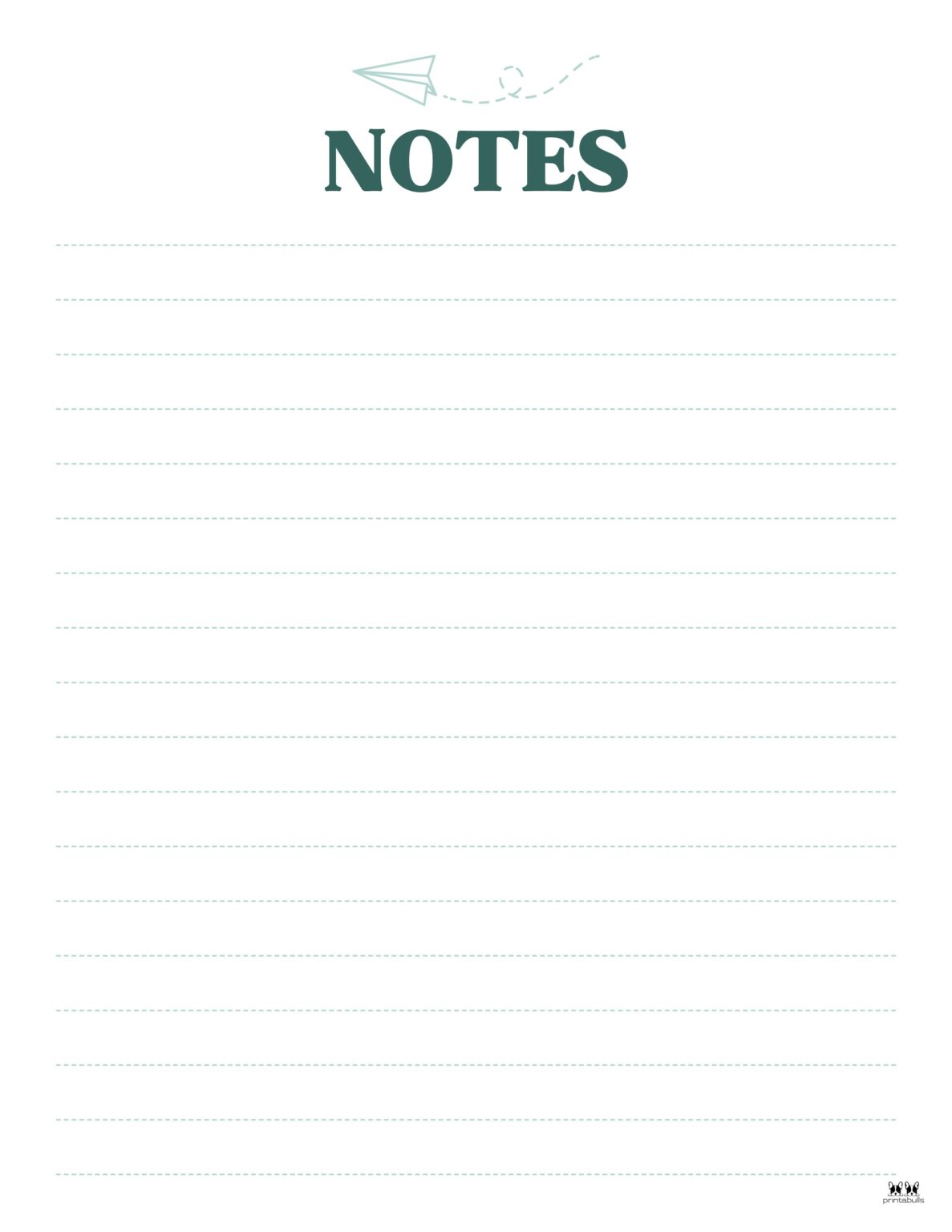 Note Pages & Templates 30 FREE Printables Printabulls