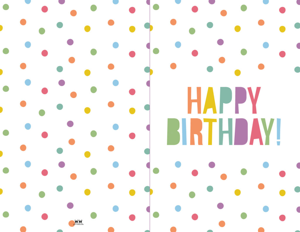 Happy Birthday Printable Cards
