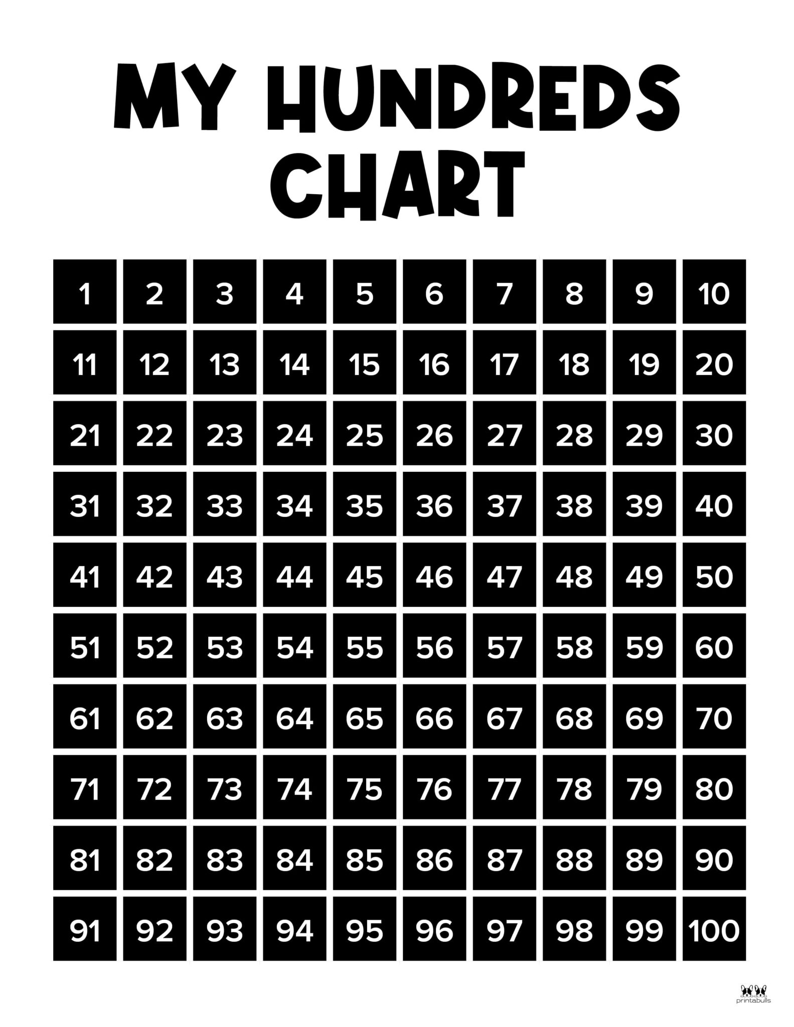 hundreds-charts-25-free-printables-printabulls