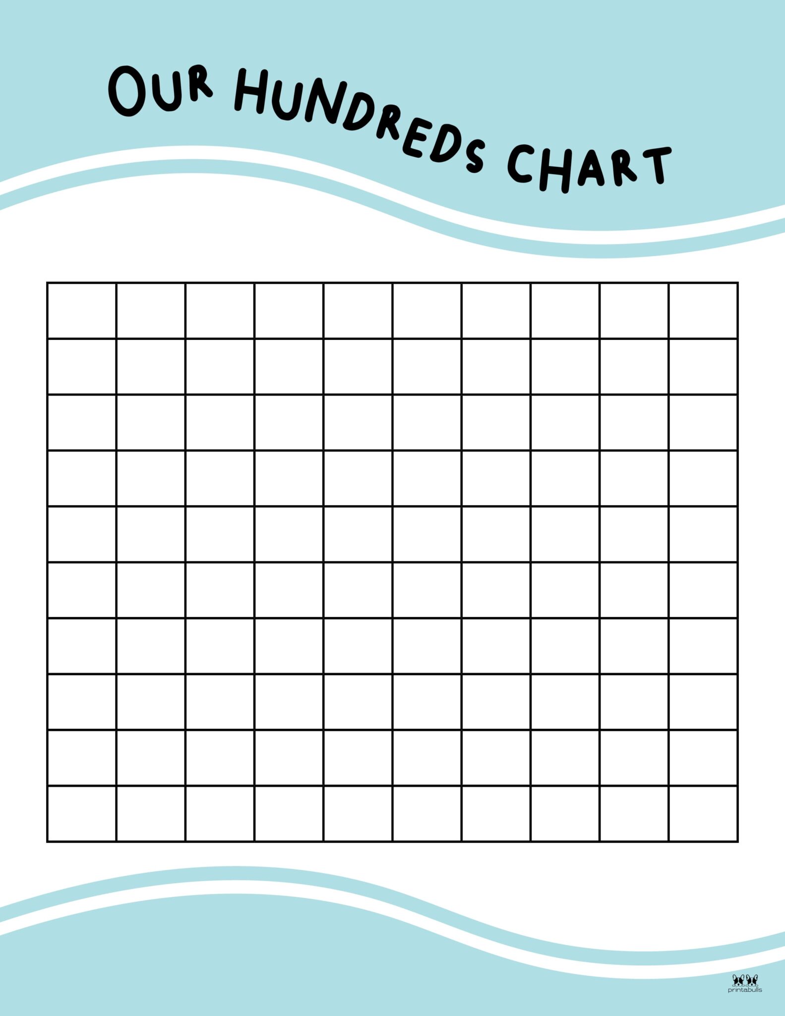 Hundreds Charts 25 FREE Printables Printabulls