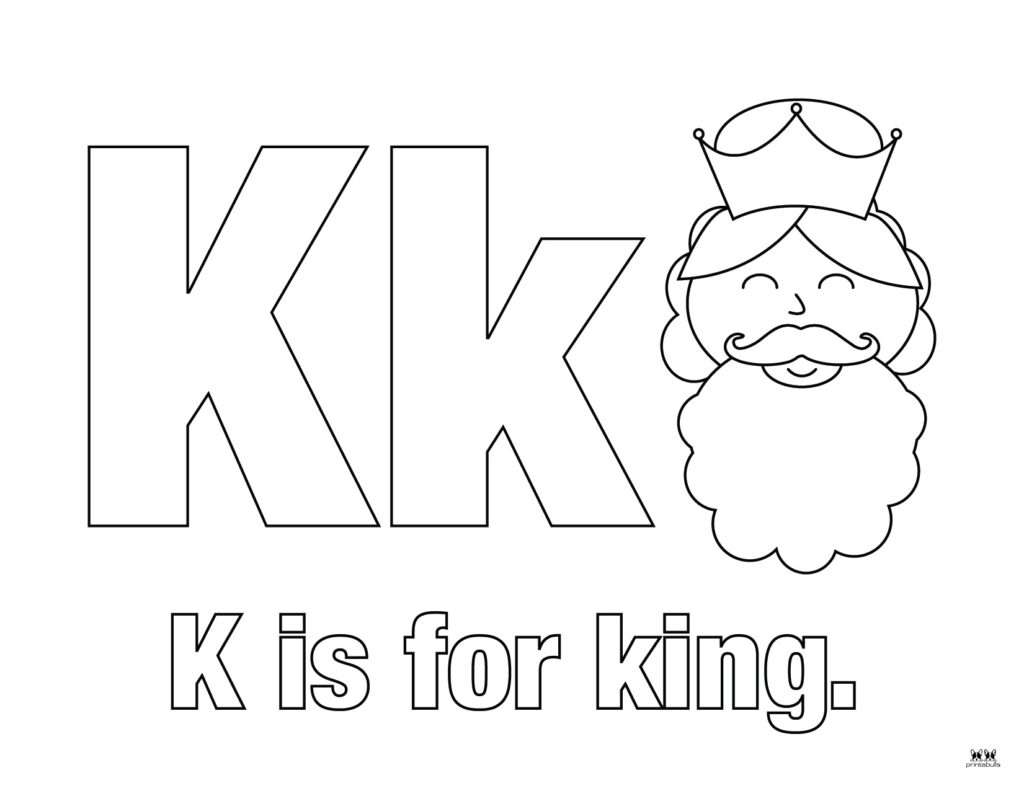 Letter K Coloring Pages 15 FREE Pages Printabulls