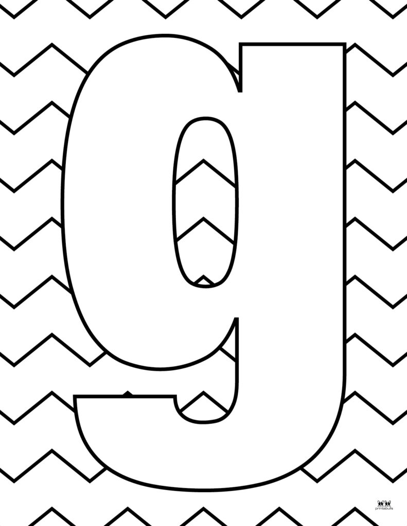 Letter G Coloring Pages 15 Free Pages Printabulls