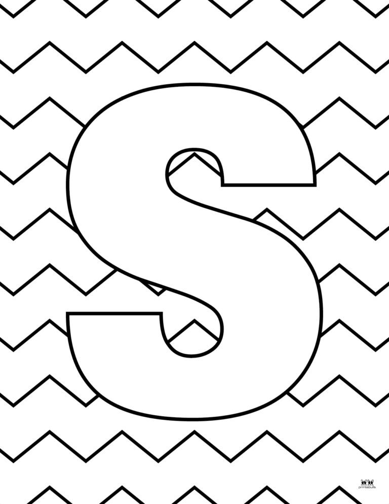 Letter S Coloring Pages - 15 FREE Pages | Printabulls