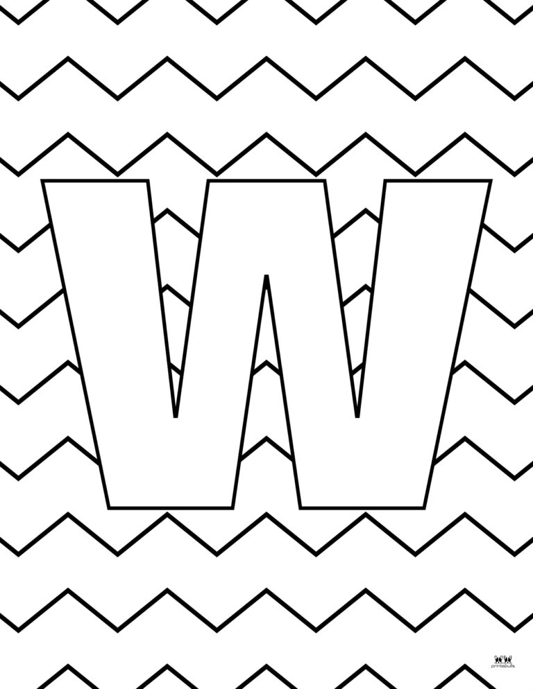 Letter W Coloring Pages 15 Free Pages Printabulls