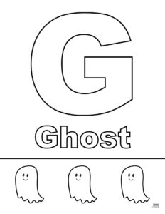 Letter G Coloring Pages - 15 FREE Pages | Printabulls