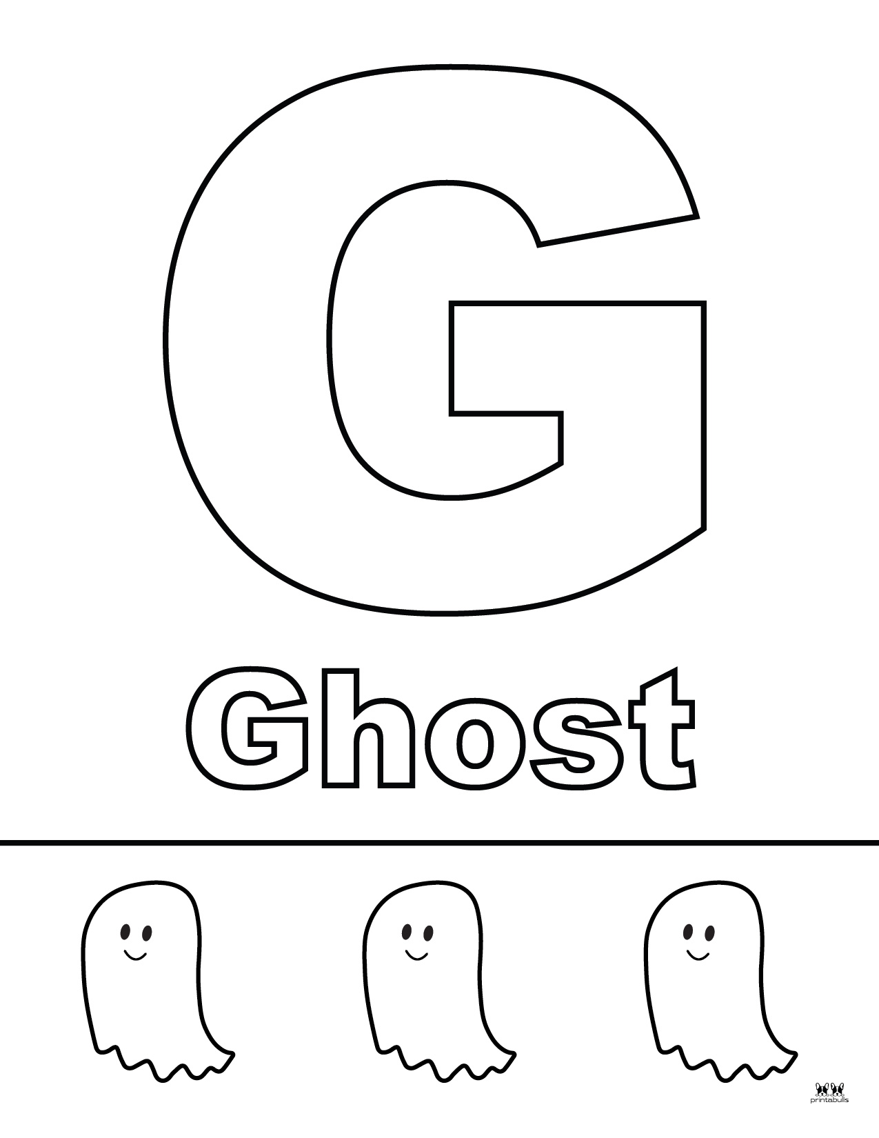 Letter G Coloring Pages - 15 FREE Pages | Printabulls