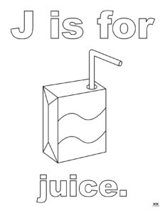 Letter J Coloring Pages - 15 FREE Pages | Printabulls