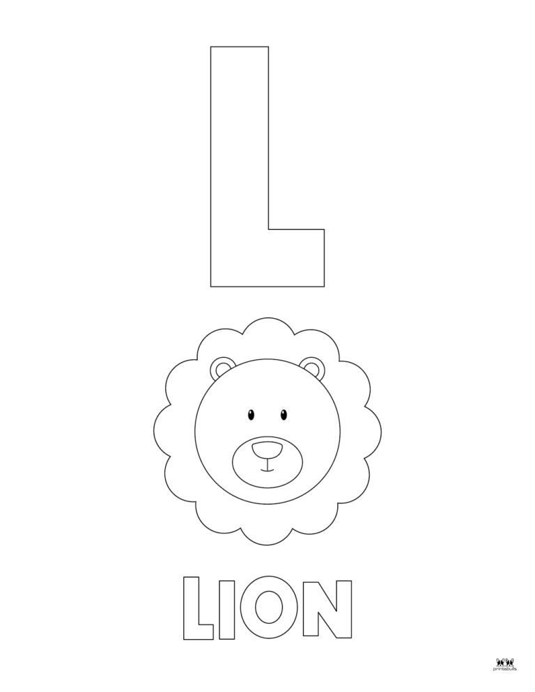 Letter L Coloring Pages - 15 FREE Pages | Printabulls