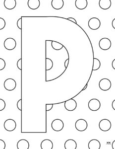 Letter P Coloring Pages - 15 FREE Pages | Printabulls