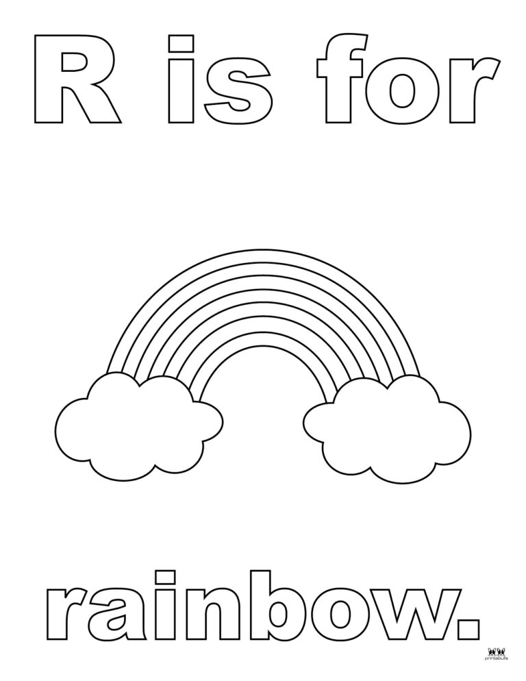 Letter R Coloring Pages - 15 FREE Pages | Printabulls