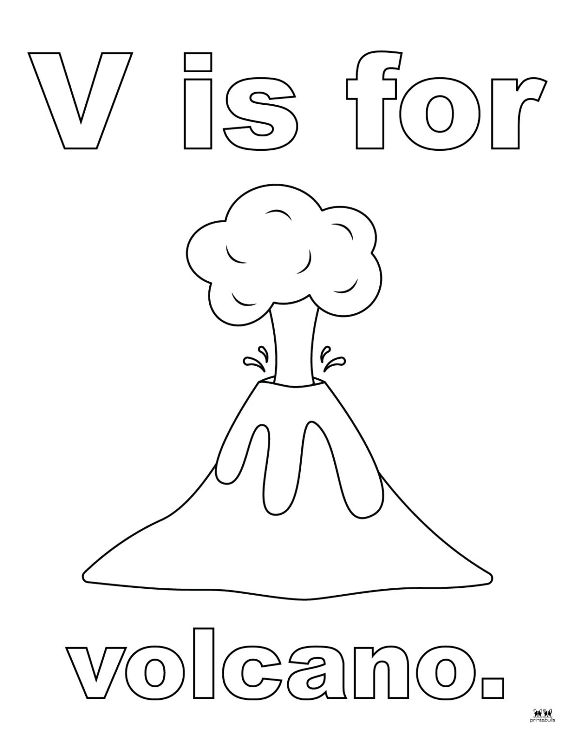 Letter V Coloring Pages - 15 FREE Pages | Printabulls