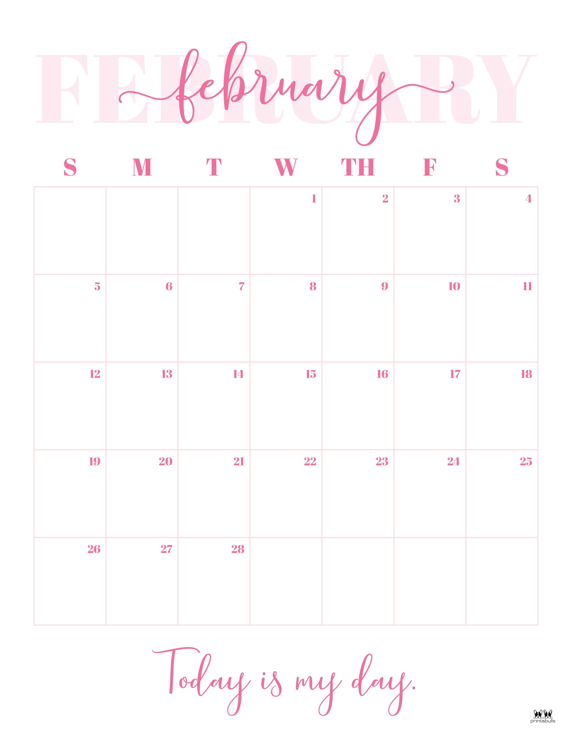 February 2023 Calendars - 50 Free Printables 