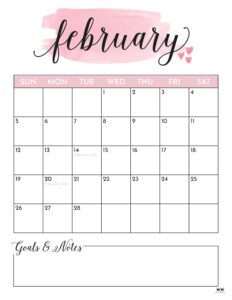 February 2023 Calendars - 50 FREE Printables | Printabulls