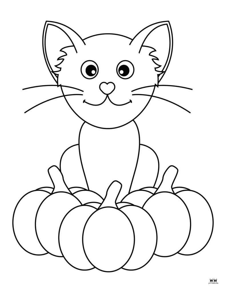 cat coloring pages free printables