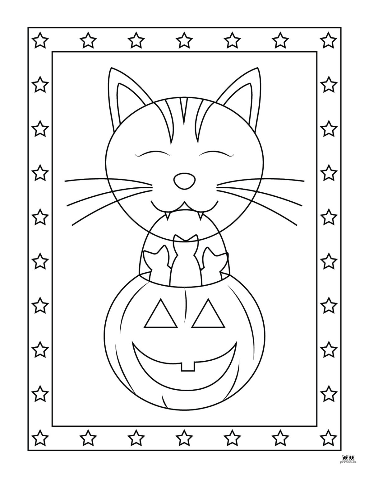 Halloween Cat Coloring Pages 25 FREE Pages Printabulls