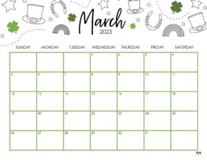 March 2023 Calendars - 50 FREE Printables | Printabulls