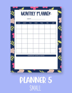 Monthly Planner Pages - FREE 2025 Planner Pages | Printabulls