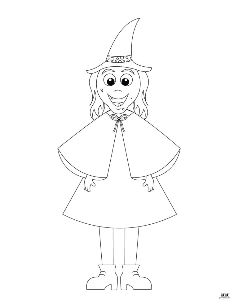 Witch Coloring Pages - 25 FREE Printable Pages | Printabulls