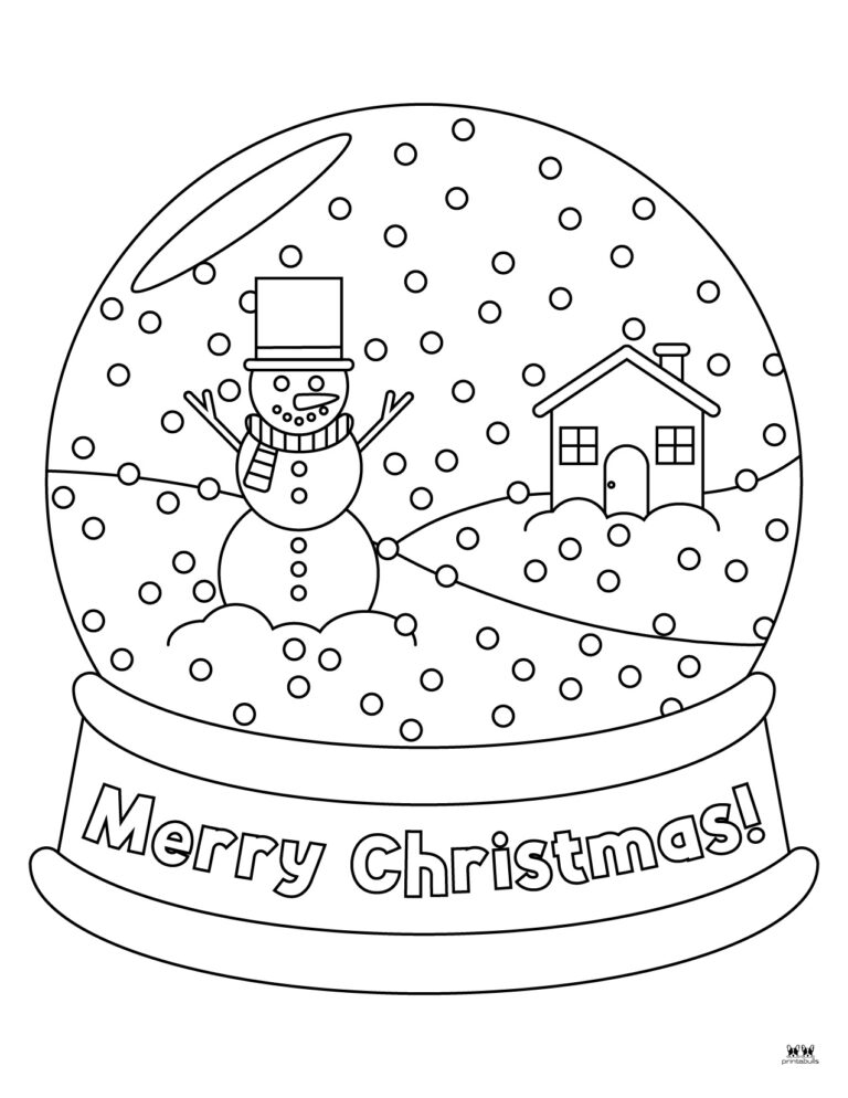 Merry Christmas Coloring Pages - FREE Printables | Printabulls