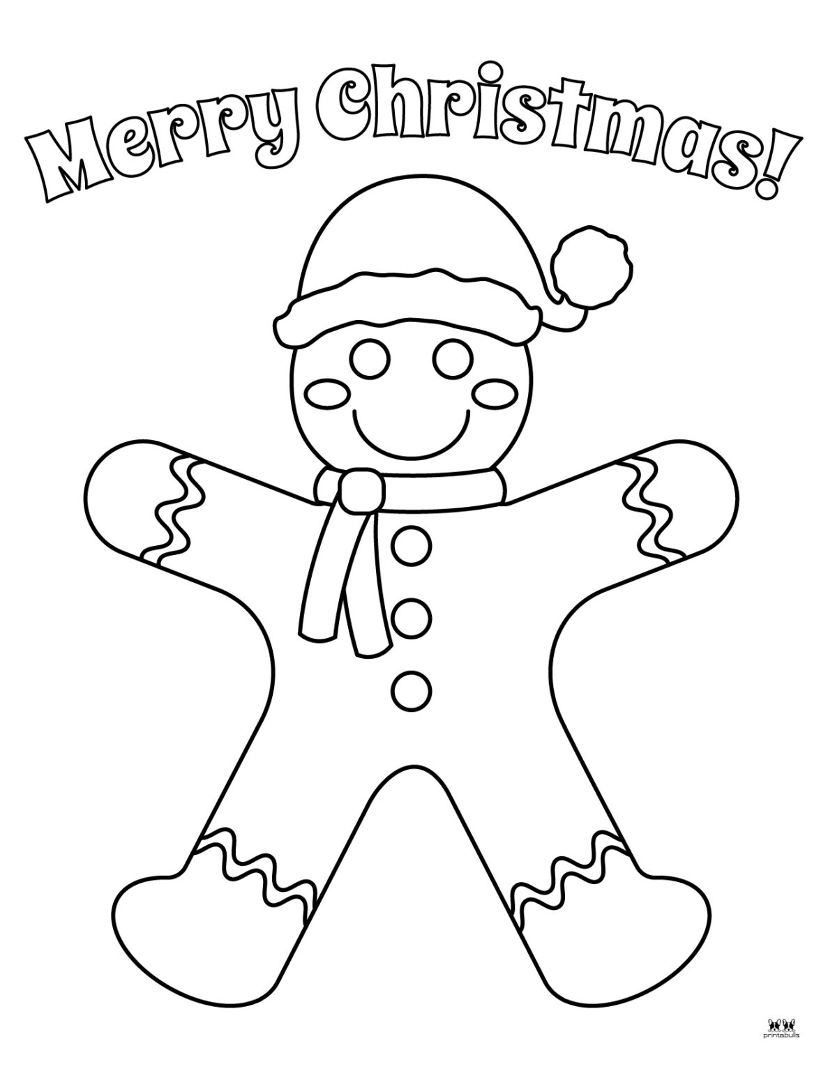 Merry Christmas Coloring Pages - FREE Printables | Printabulls