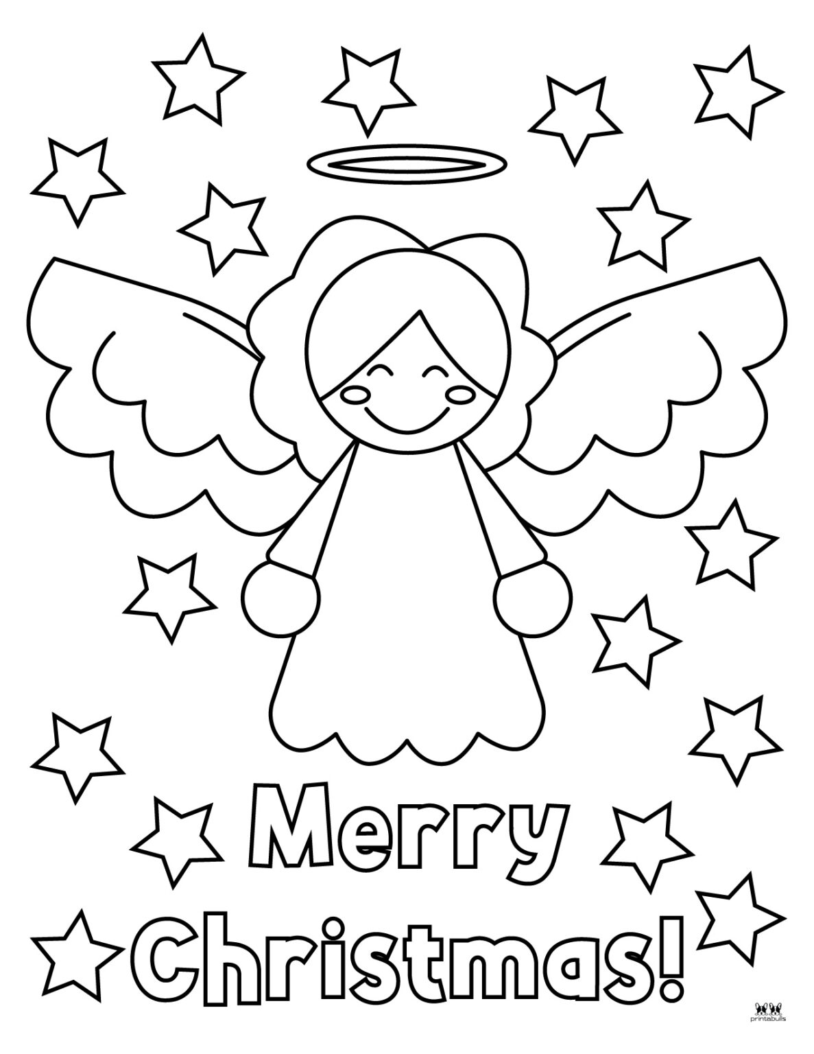 Merry Christmas Coloring Pages - FREE Printables | Printabulls